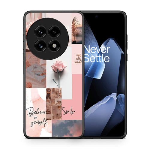 Θήκη OnePlus 13 Aesthetic Collage από τη Smartfits με σχέδιο στο πίσω μέρος και μαύρο περίβλημα | OnePlus 13 Aesthetic Collage case with colorful back and black bezels
