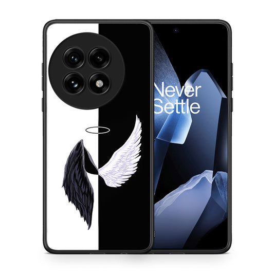 Θήκη OnePlus 13 Angels Demons από τη Smartfits με σχέδιο στο πίσω μέρος και μαύρο περίβλημα | OnePlus 13 Angels Demons case with colorful back and black bezels