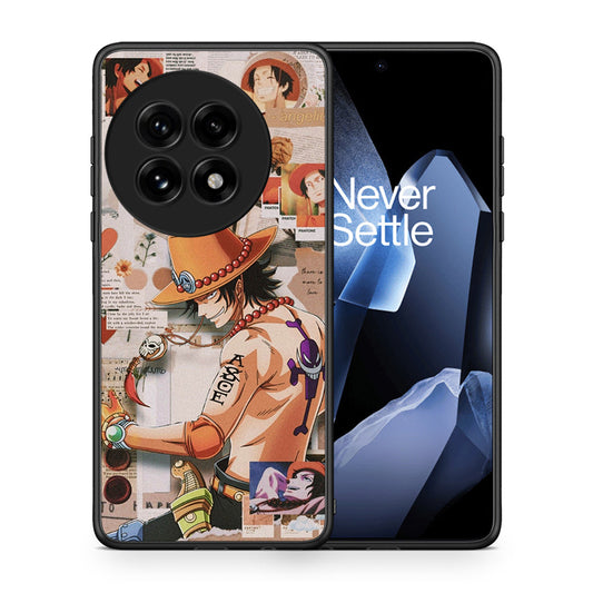 Θήκη OnePlus 13 Anime Collage από τη Smartfits με σχέδιο στο πίσω μέρος και μαύρο περίβλημα | OnePlus 13 Anime Collage case with colorful back and black bezels