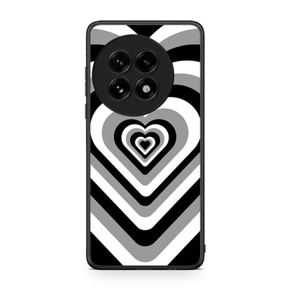 OnePlus 13 Black Hearts θήκη από τη Smartfits με σχέδιο στο πίσω μέρος και μαύρο περίβλημα | Smartphone case with colorful back and black bezels by Smartfits