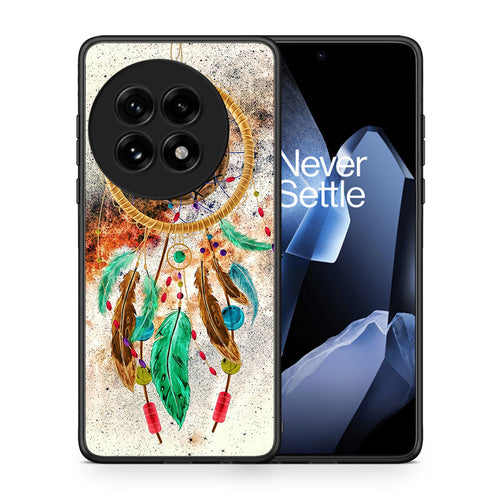 Θήκη OnePlus 13 DreamCatcher Boho από τη Smartfits με σχέδιο στο πίσω μέρος και μαύρο περίβλημα | OnePlus 13 DreamCatcher Boho case with colorful back and black bezels