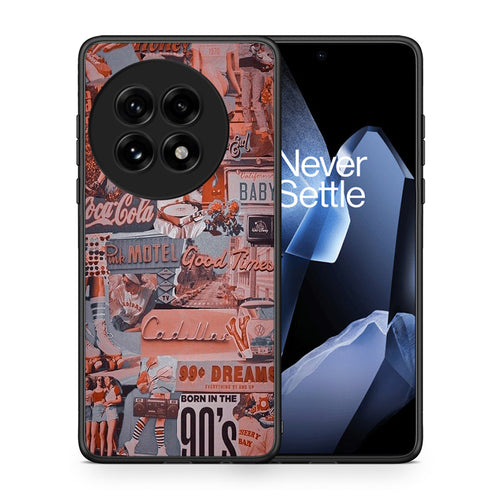 Θήκη OnePlus 13 Born In 90s από τη Smartfits με σχέδιο στο πίσω μέρος και μαύρο περίβλημα | OnePlus 13 Born In 90s case with colorful back and black bezels