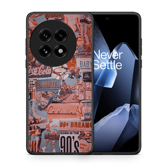 Θήκη OnePlus 13 Born In 90s από τη Smartfits με σχέδιο στο πίσω μέρος και μαύρο περίβλημα | OnePlus 13 Born In 90s case with colorful back and black bezels