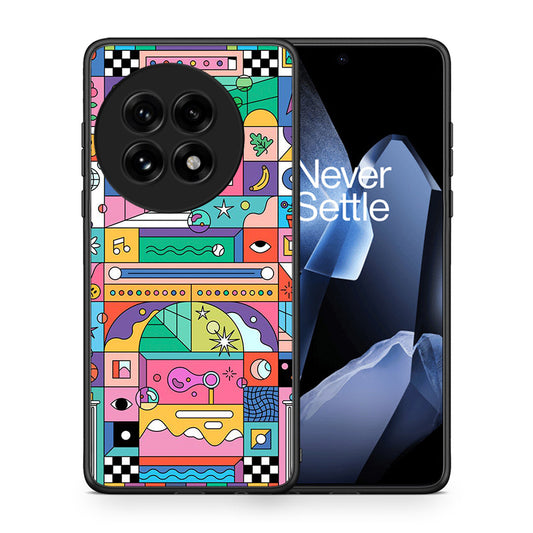 Θήκη OnePlus 13 Bubbles Soap από τη Smartfits με σχέδιο στο πίσω μέρος και μαύρο περίβλημα | OnePlus 13 Bubbles Soap case with colorful back and black bezels