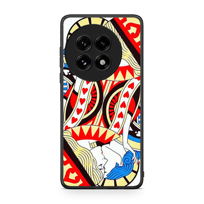 OnePlus 13 Card Love θήκη από τη Smartfits με σχέδιο στο πίσω μέρος και μαύρο περίβλημα | Smartphone case with colorful back and black bezels by Smartfits