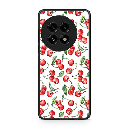 OnePlus 13 Cherry Summer θήκη από τη Smartfits με σχέδιο στο πίσω μέρος και μαύρο περίβλημα | Smartphone case with colorful back and black bezels by Smartfits