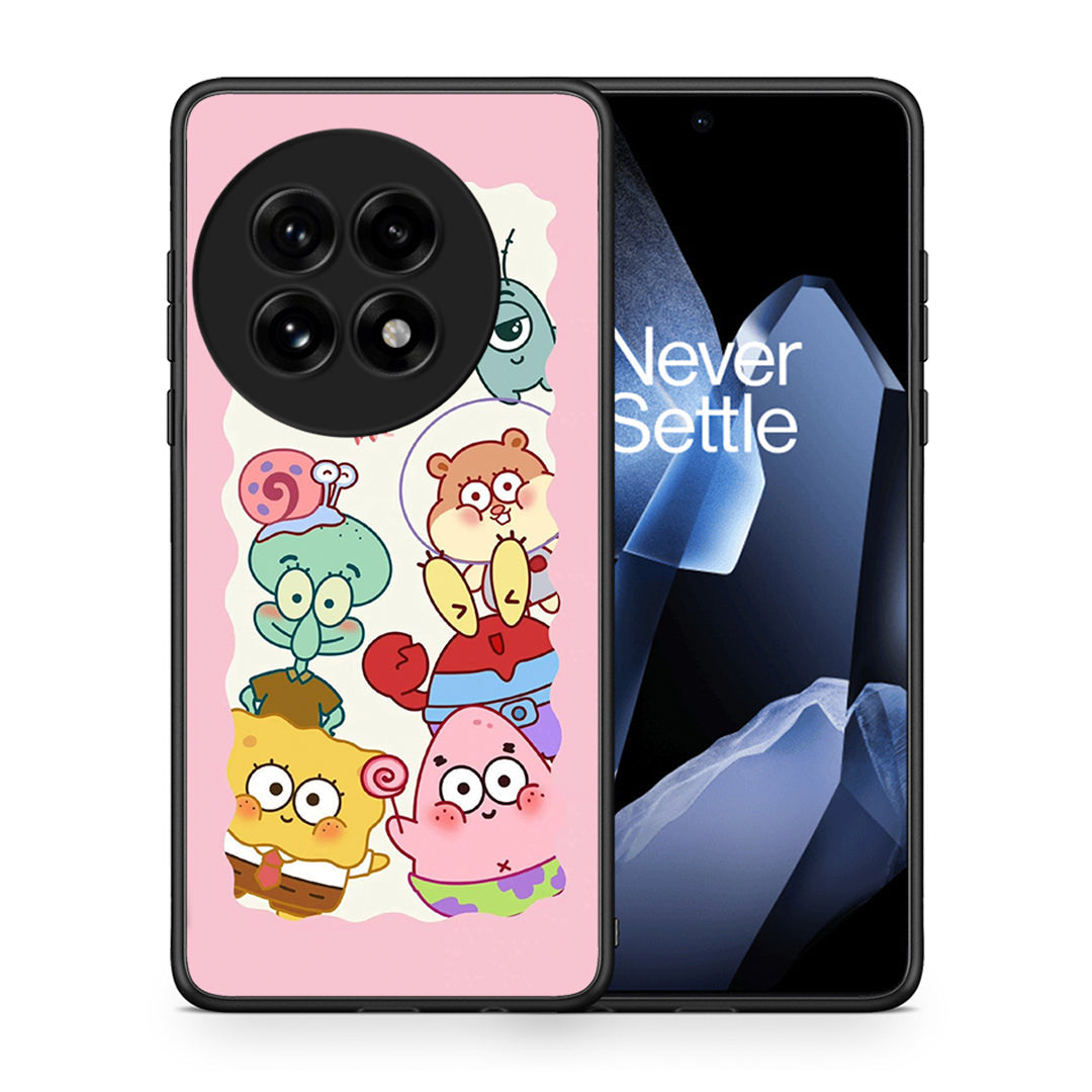 Θήκη OnePlus 13 Cute Companion από τη Smartfits με σχέδιο στο πίσω μέρος και μαύρο περίβλημα | OnePlus 13 Cute Companion case with colorful back and black bezels