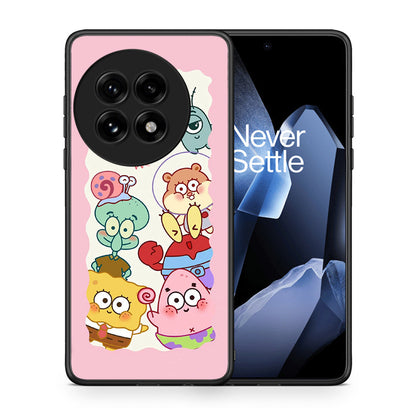 Θήκη OnePlus 13 Cute Companion από τη Smartfits με σχέδιο στο πίσω μέρος και μαύρο περίβλημα | OnePlus 13 Cute Companion case with colorful back and black bezels