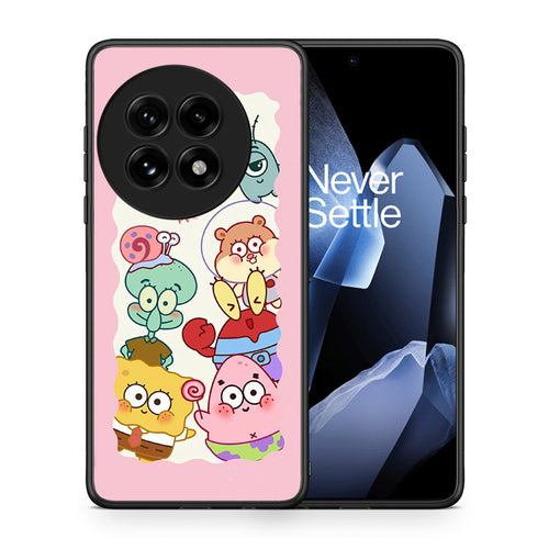 Θήκη OnePlus 13 Cute Companion από τη Smartfits με σχέδιο στο πίσω μέρος και μαύρο περίβλημα | OnePlus 13 Cute Companion case with colorful back and black bezels
