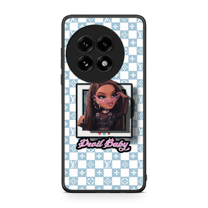 OnePlus 13 Devil Baby Θήκη Αγίου Βαλεντίνου από τη Smartfits με σχέδιο στο πίσω μέρος και μαύρο περίβλημα | Smartphone case with colorful back and black bezels by Smartfits