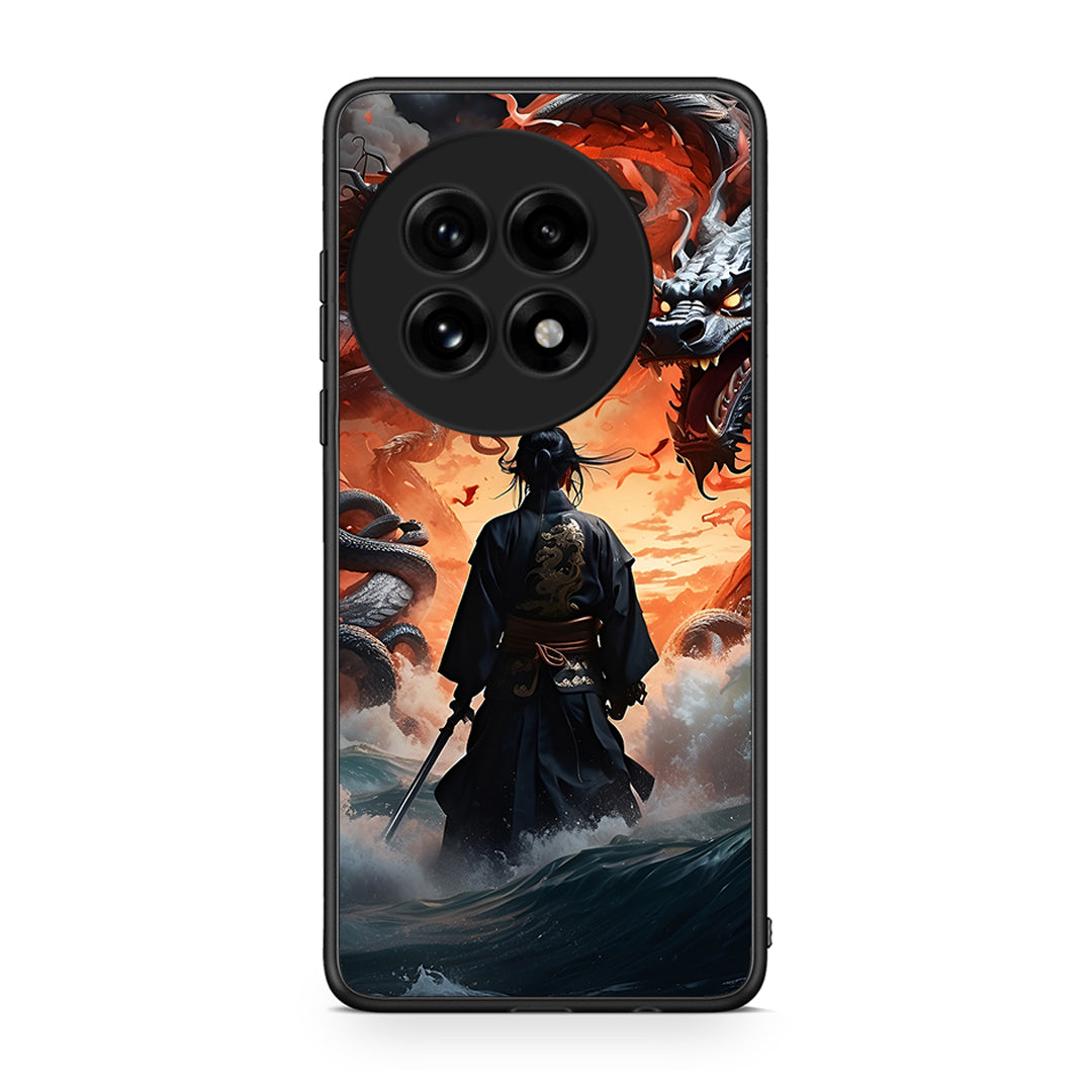 OnePlus 13 Dragons Fight θήκη από τη Smartfits με σχέδιο στο πίσω μέρος και μαύρο περίβλημα | Smartphone case with colorful back and black bezels by Smartfits