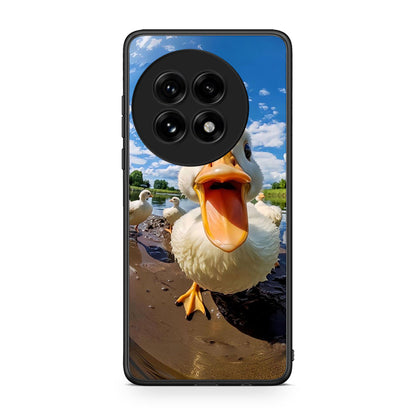OnePlus 13 Duck Face θήκη από τη Smartfits με σχέδιο στο πίσω μέρος και μαύρο περίβλημα | Smartphone case with colorful back and black bezels by Smartfits