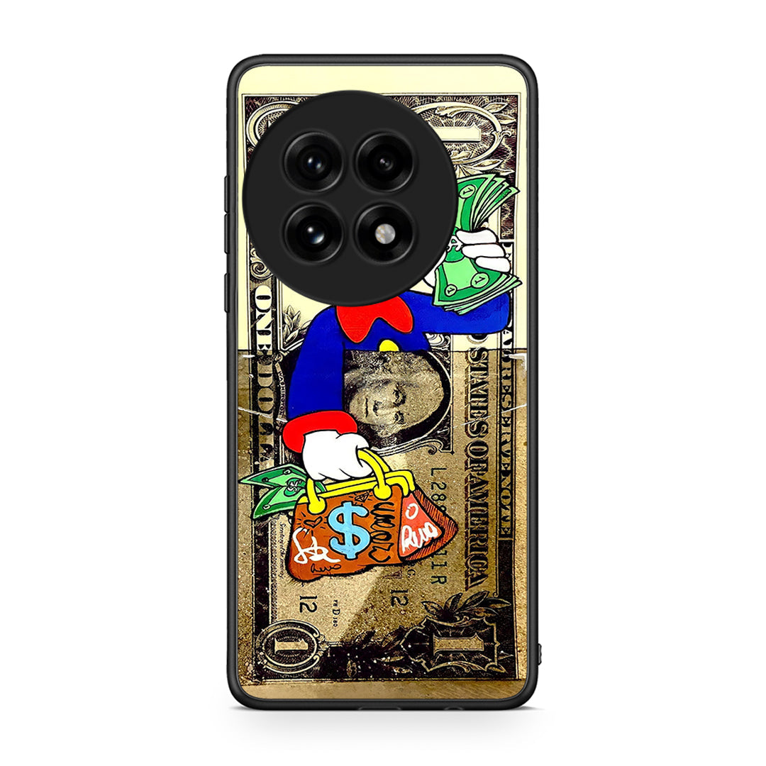 OnePlus 13 Duck Money Θήκη από τη Smartfits με σχέδιο στο πίσω μέρος και μαύρο περίβλημα | Smartphone case with colorful back and black bezels by Smartfits