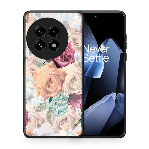 Θήκη OnePlus 13 Bouquet Floral από τη Smartfits με σχέδιο στο πίσω μέρος και μαύρο περίβλημα | OnePlus 13 Bouquet Floral case with colorful back and black bezels