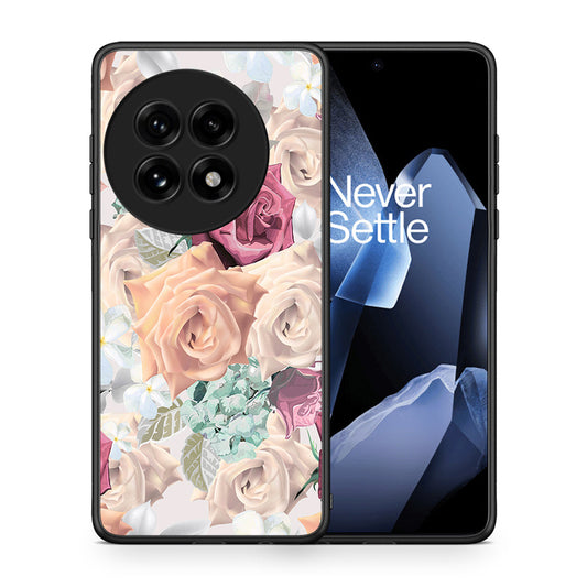 Θήκη OnePlus 13 Bouquet Floral από τη Smartfits με σχέδιο στο πίσω μέρος και μαύρο περίβλημα | OnePlus 13 Bouquet Floral case with colorful back and black bezels