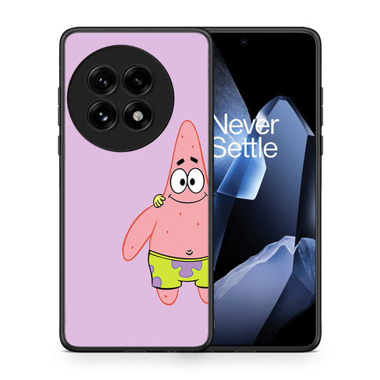 Θήκη OnePlus 13 Friends Patrick από τη Smartfits με σχέδιο στο πίσω μέρος και μαύρο περίβλημα | OnePlus 13 Friends Patrick case with colorful back and black bezels
