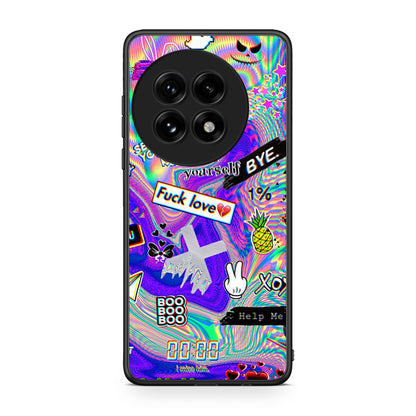 OnePlus 13 Game Over θήκη από τη Smartfits με σχέδιο στο πίσω μέρος και μαύρο περίβλημα | Smartphone case with colorful back and black bezels by Smartfits