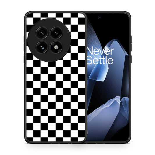 Θήκη OnePlus 13 Squares Geometric από τη Smartfits με σχέδιο στο πίσω μέρος και μαύρο περίβλημα | OnePlus 13 Squares Geometric case with colorful back and black bezels