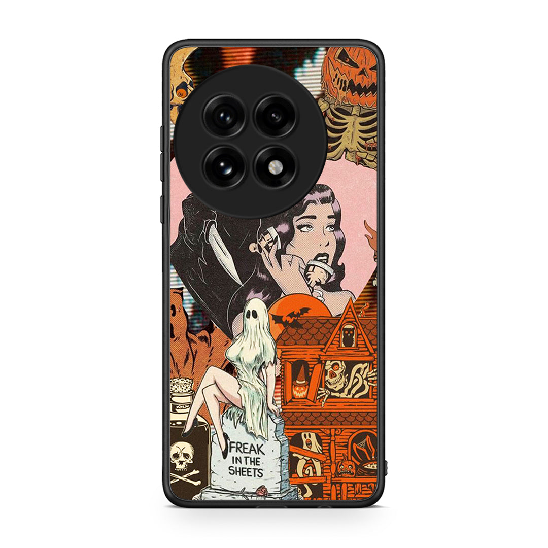 OnePlus 13 Halloween Collage Θήκη από τη Smartfits με σχέδιο στο πίσω μέρος και μαύρο περίβλημα | Smartphone case with colorful back and black bezels by Smartfits