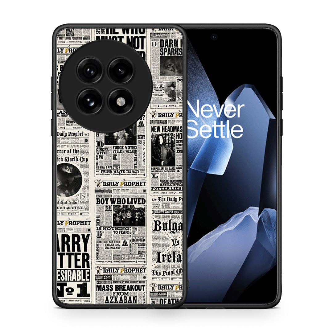 Θήκη OnePlus 13 Harry Paper από τη Smartfits με σχέδιο στο πίσω μέρος και μαύρο περίβλημα | OnePlus 13 Harry Paper case with colorful back and black bezels