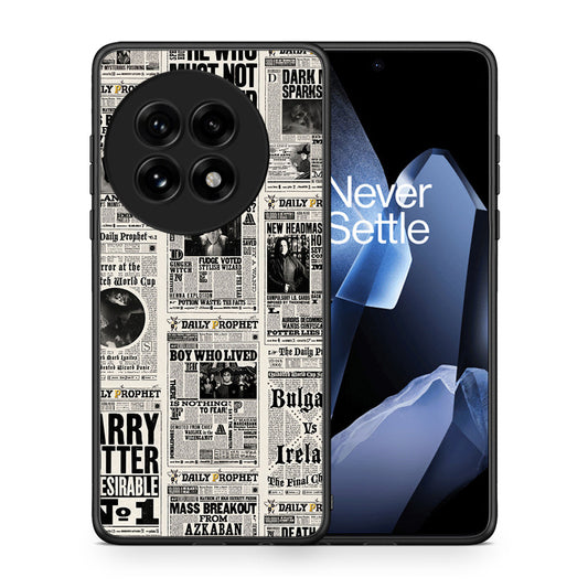 Θήκη OnePlus 13 Harry Paper από τη Smartfits με σχέδιο στο πίσω μέρος και μαύρο περίβλημα | OnePlus 13 Harry Paper case with colorful back and black bezels
