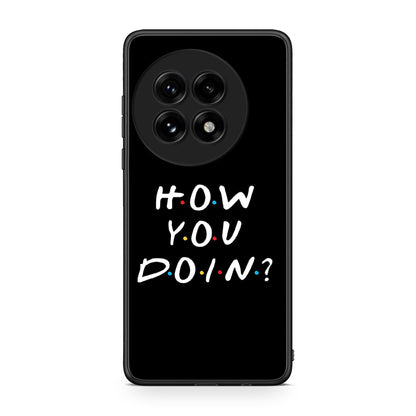 OnePlus 13 How You Doin θήκη από τη Smartfits με σχέδιο στο πίσω μέρος και μαύρο περίβλημα | Smartphone case with colorful back and black bezels by Smartfits