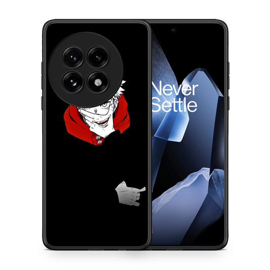 Θήκη OnePlus 13 Itadori Anime από τη Smartfits με σχέδιο στο πίσω μέρος και μαύρο περίβλημα | OnePlus 13 Itadori Anime case with colorful back and black bezels