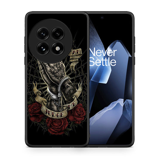 Θήκη OnePlus 13 Judge By God από τη Smartfits με σχέδιο στο πίσω μέρος και μαύρο περίβλημα | OnePlus 13 Judge By God case with colorful back and black bezels