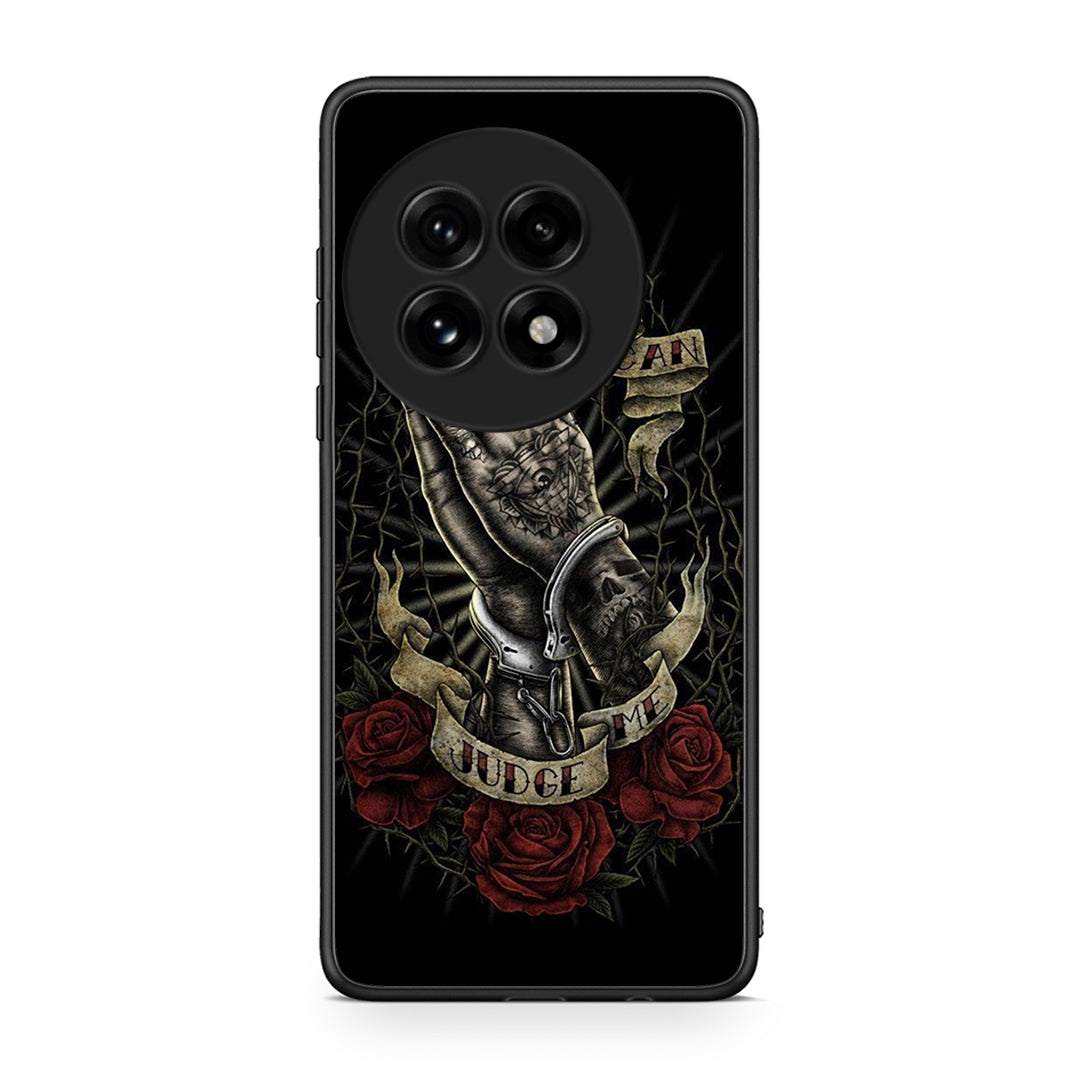 OnePlus 13 Judge By God θήκη από τη Smartfits με σχέδιο στο πίσω μέρος και μαύρο περίβλημα | Smartphone case with colorful back and black bezels by Smartfits