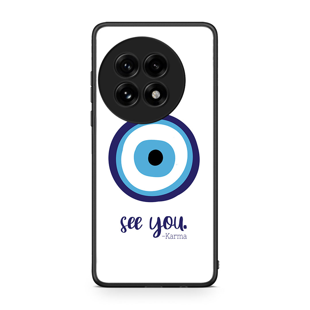 OnePlus 13 Karma Says θήκη από τη Smartfits με σχέδιο στο πίσω μέρος και μαύρο περίβλημα | Smartphone case with colorful back and black bezels by Smartfits