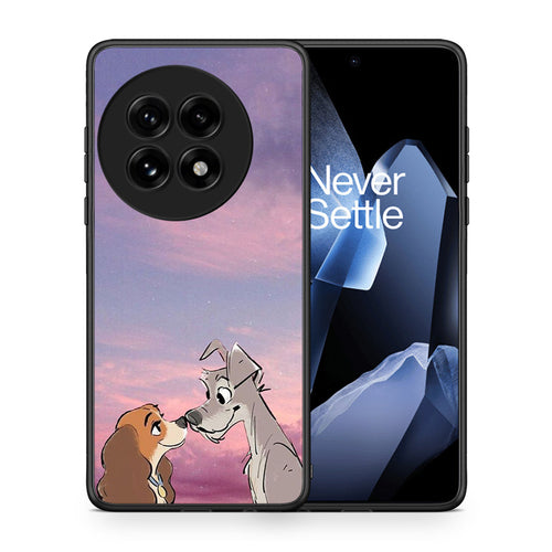 Θήκη OnePlus 13 Lady And Tramp από τη Smartfits με σχέδιο στο πίσω μέρος και μαύρο περίβλημα | OnePlus 13 Lady And Tramp case with colorful back and black bezels