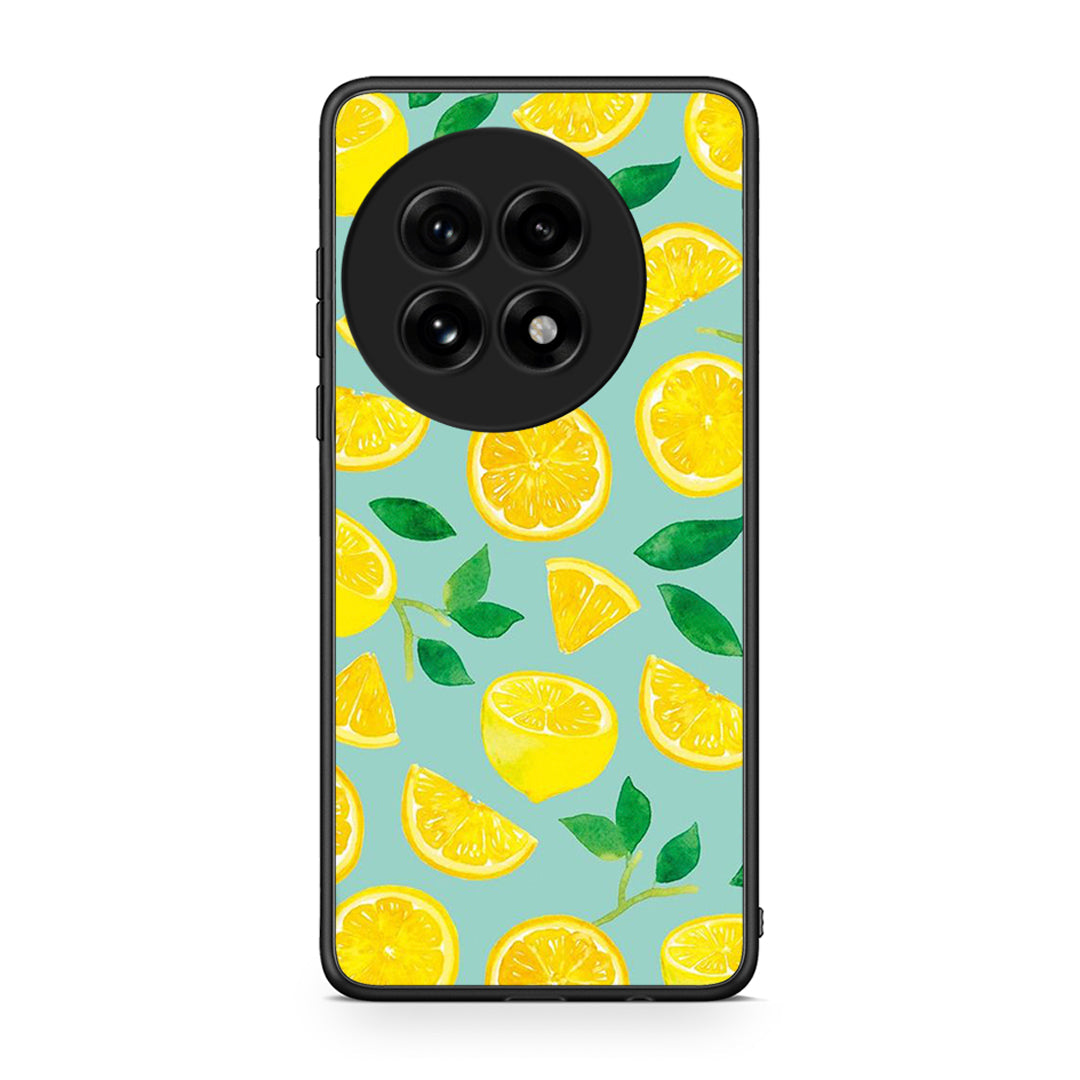 OnePlus 13 Lemons θήκη από τη Smartfits με σχέδιο στο πίσω μέρος και μαύρο περίβλημα | Smartphone case with colorful back and black bezels by Smartfits