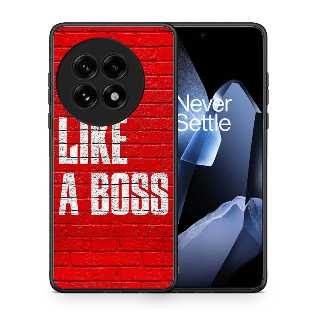 Θήκη OnePlus 13 Like A Boss από τη Smartfits με σχέδιο στο πίσω μέρος και μαύρο περίβλημα | OnePlus 13 Like A Boss case with colorful back and black bezels
