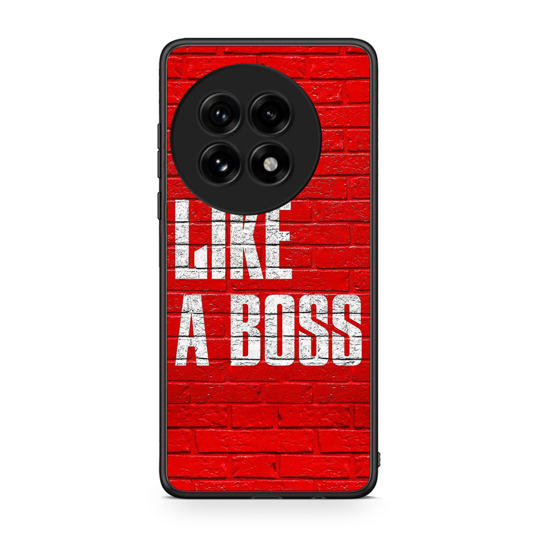 OnePlus 13 Like A Boss θήκη από τη Smartfits με σχέδιο στο πίσω μέρος και μαύρο περίβλημα | Smartphone case with colorful back and black bezels by Smartfits