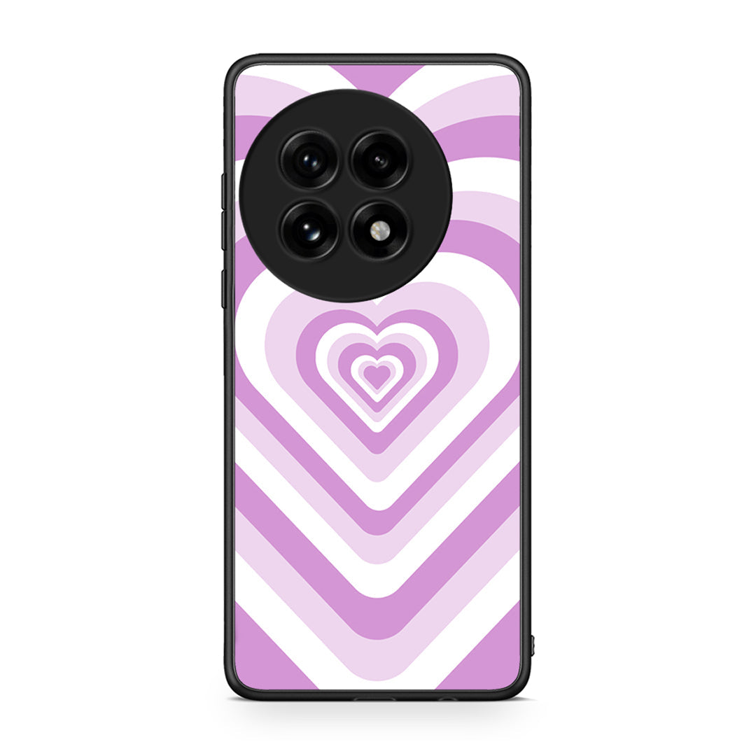 OnePlus 13 Lilac Hearts θήκη από τη Smartfits με σχέδιο στο πίσω μέρος και μαύρο περίβλημα | Smartphone case with colorful back and black bezels by Smartfits