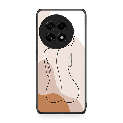 OnePlus 13 LineArt Woman θήκη από τη Smartfits με σχέδιο στο πίσω μέρος και μαύρο περίβλημα | Smartphone case with colorful back and black bezels by Smartfits
