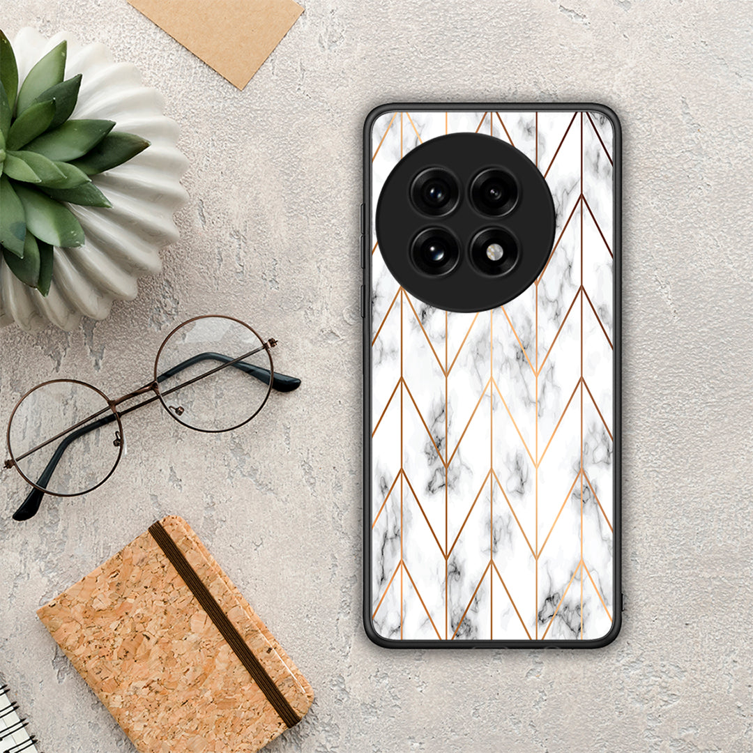 Marble Gold Geometric - OnePlus 13 θήκη