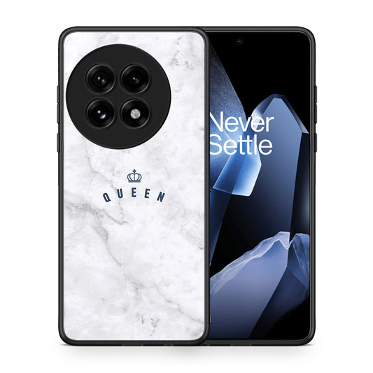 Θήκη OnePlus 13 Queen Marble από τη Smartfits με σχέδιο στο πίσω μέρος και μαύρο περίβλημα | OnePlus 13 Queen Marble case with colorful back and black bezels