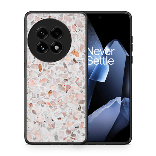 Θήκη OnePlus 13 Marble Terrazzo από τη Smartfits με σχέδιο στο πίσω μέρος και μαύρο περίβλημα | OnePlus 13 Marble Terrazzo case with colorful back and black bezels