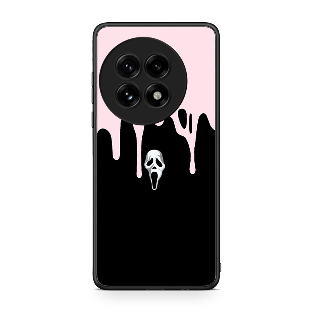 OnePlus 13 Melting Halloween Mask Θήκη από τη Smartfits με σχέδιο στο πίσω μέρος και μαύρο περίβλημα | Smartphone case with colorful back and black bezels by Smartfits