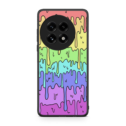 OnePlus 13 Melting Rainbow θήκη από τη Smartfits με σχέδιο στο πίσω μέρος και μαύρο περίβλημα | Smartphone case with colorful back and black bezels by Smartfits
