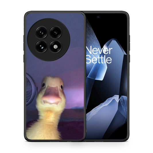 Θήκη OnePlus 13 Meme Duck από τη Smartfits με σχέδιο στο πίσω μέρος και μαύρο περίβλημα | OnePlus 13 Meme Duck case with colorful back and black bezels