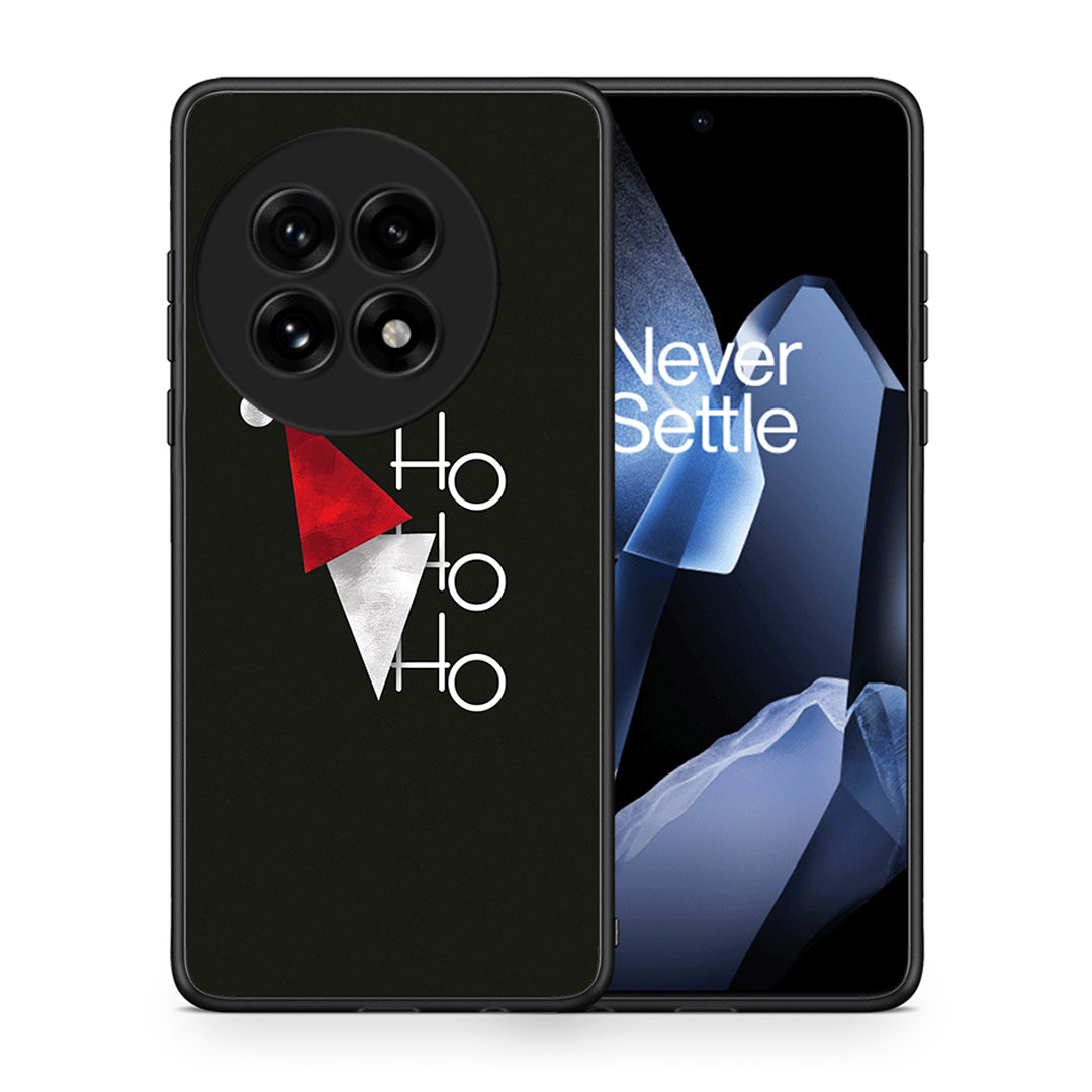 Θήκη OnePlus 13 Minimal Christmas από τη Smartfits με σχέδιο στο πίσω μέρος και μαύρο περίβλημα | OnePlus 13 Minimal Christmas case with colorful back and black bezels