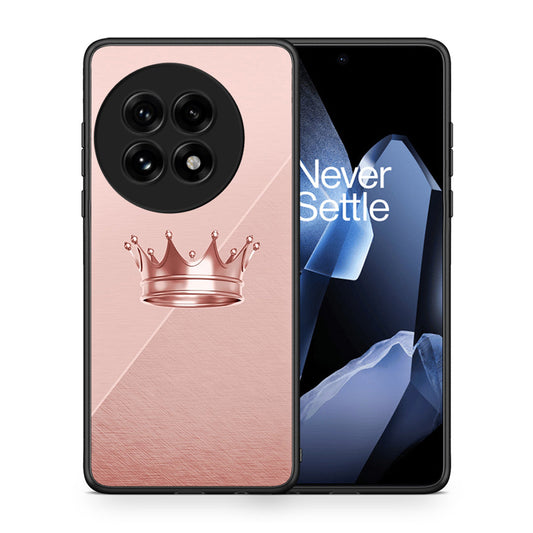 Θήκη OnePlus 13 Crown Minimal από τη Smartfits με σχέδιο στο πίσω μέρος και μαύρο περίβλημα | OnePlus 13 Crown Minimal case with colorful back and black bezels