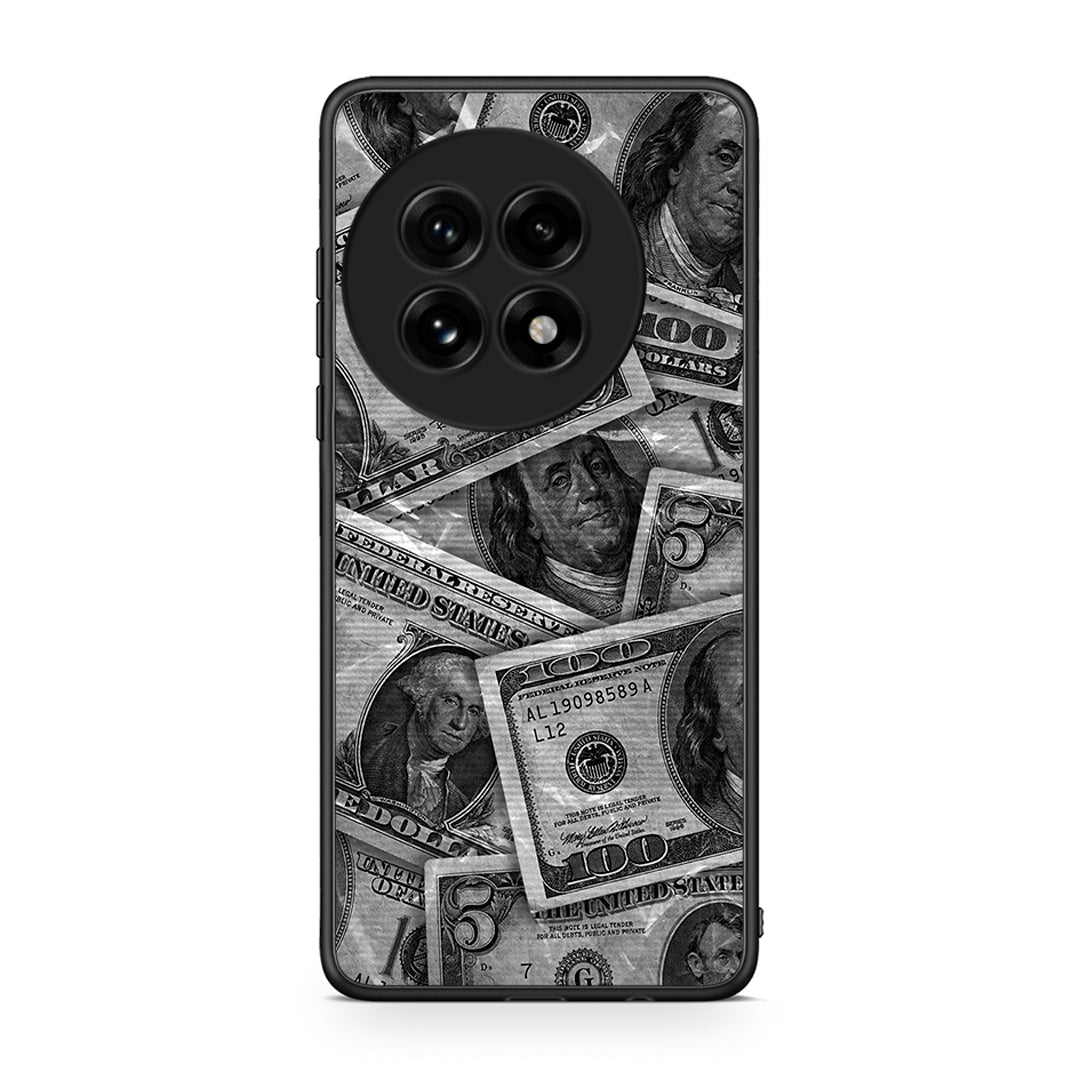 OnePlus 13 Money Dollars θήκη από τη Smartfits με σχέδιο στο πίσω μέρος και μαύρο περίβλημα | Smartphone case with colorful back and black bezels by Smartfits