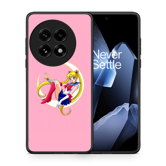 Θήκη OnePlus 13 Moon Girl από τη Smartfits με σχέδιο στο πίσω μέρος και μαύρο περίβλημα | OnePlus 13 Moon Girl case with colorful back and black bezels