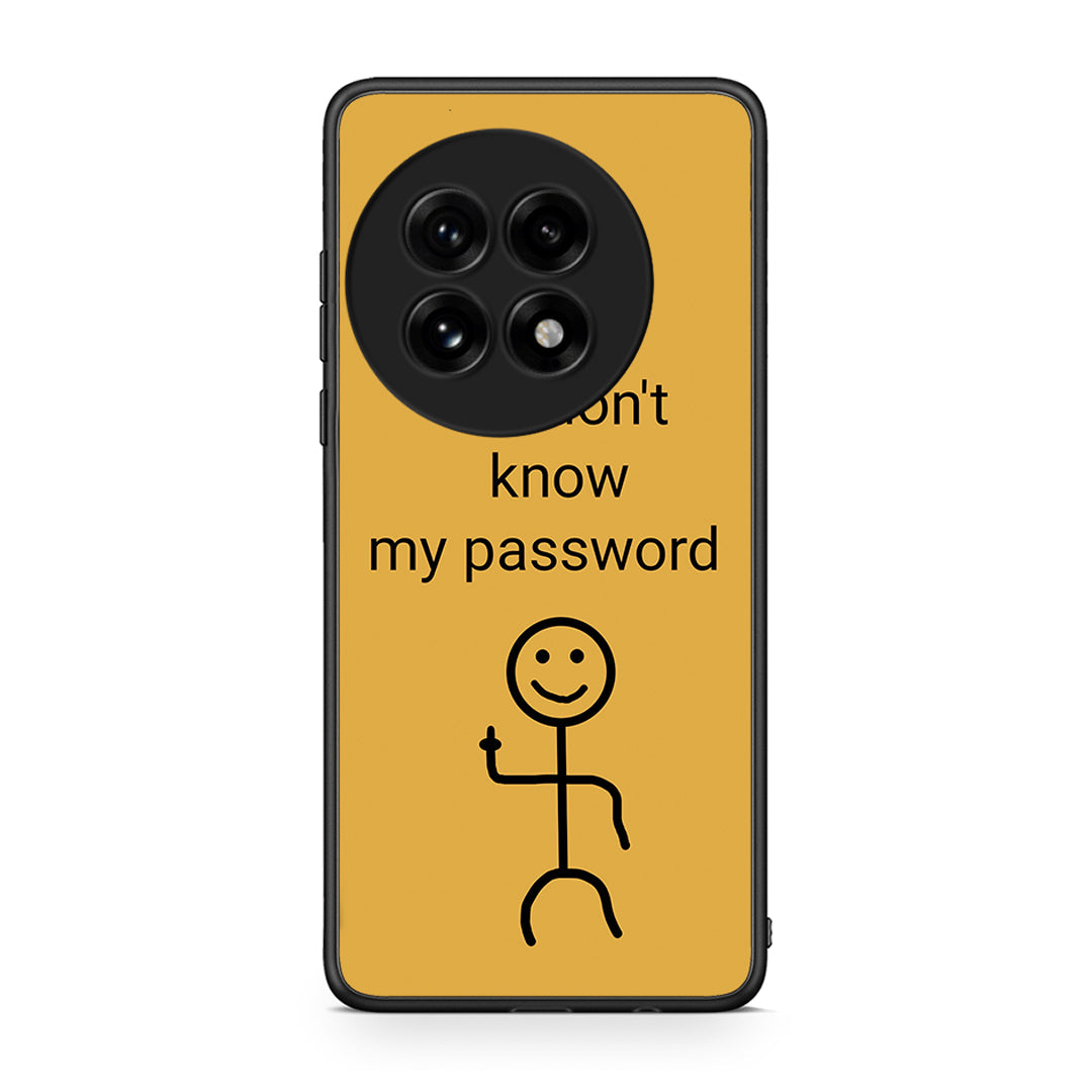 OnePlus 13 My Password Θήκη από τη Smartfits με σχέδιο στο πίσω μέρος και μαύρο περίβλημα | Smartphone case with colorful back and black bezels by Smartfits