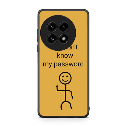 OnePlus 13 My Password Θήκη από τη Smartfits με σχέδιο στο πίσω μέρος και μαύρο περίβλημα | Smartphone case with colorful back and black bezels by Smartfits