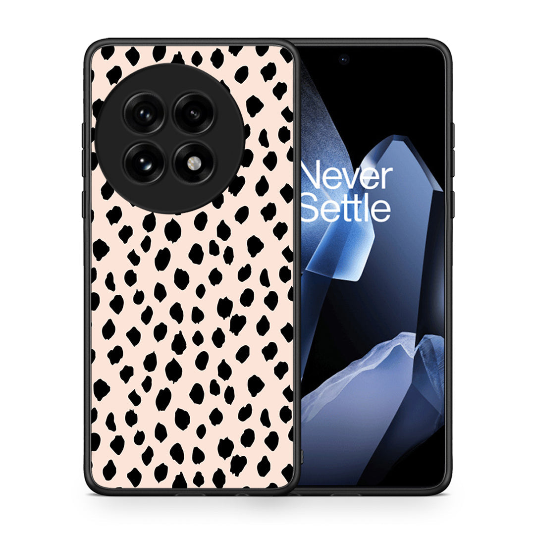Θήκη OnePlus 13 New Polka Dots από τη Smartfits με σχέδιο στο πίσω μέρος και μαύρο περίβλημα | OnePlus 13 New Polka Dots case with colorful back and black bezels