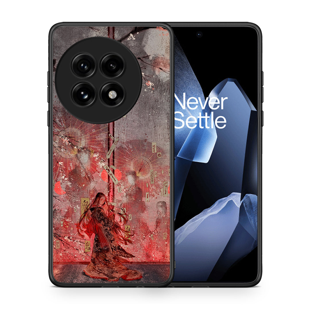 Θήκη OnePlus 13 Nezuko Kamado από τη Smartfits με σχέδιο στο πίσω μέρος και μαύρο περίβλημα | OnePlus 13 Nezuko Kamado case with colorful back and black bezels